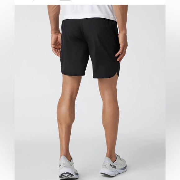 Vuori Men's Charcoal Athletic Shorts with Drawstring - Picture 4 of 12